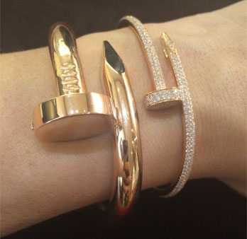 أساور Cartier الأيقونية Just Un Clou