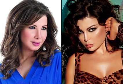 هيفا ونانسي وتغريدات متبادلة