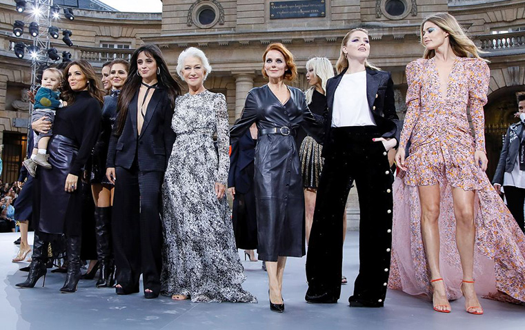 أسيل عمران ودانييلا رحمة عارضتا أزياء بجانب نجمات هوليوود في ديفيليه لوريال