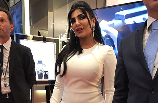 هذا ما فعلته أمل العوضي مساء أمس في دبي
