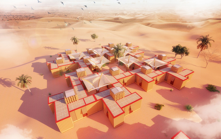 تصميم من قلب الإمارات لتعمير صحراء دبي