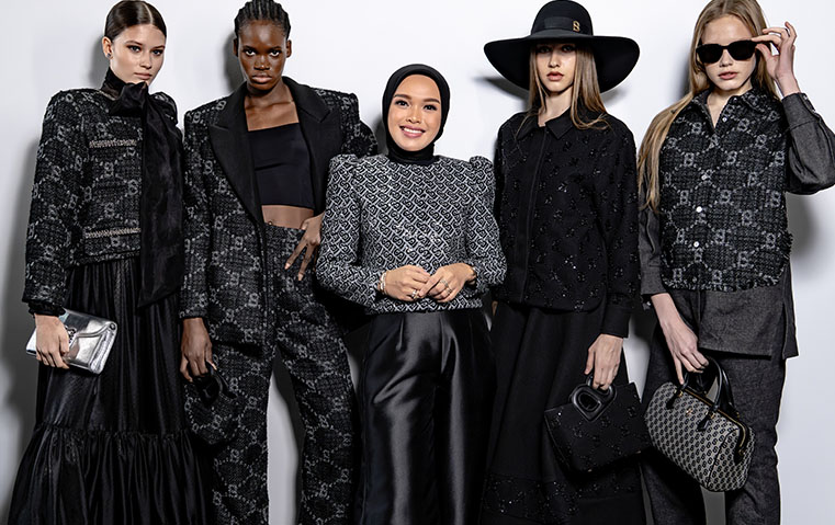 مقابلة مع ليندا أنجريا حول تكريمها، مشاركتها بأسبوع دبي للموضة، ودورها في تعزيز الأناقة المحتشمة