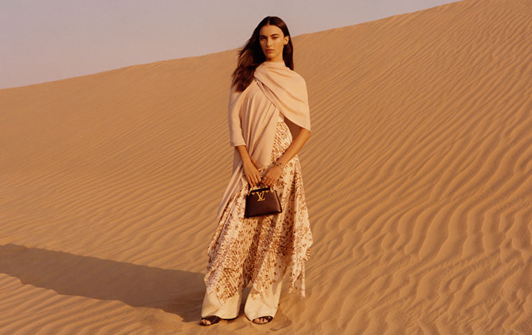 لويس فويتون تحتفل بالأناقة العربية وتتعاون لأول مرة مع ندى دبس
