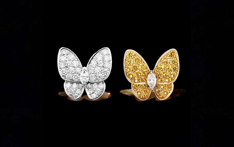 فراشات فان كليف ان آربلز تتزين بالفيروز الأزرق في مجموعة ربيع 2022