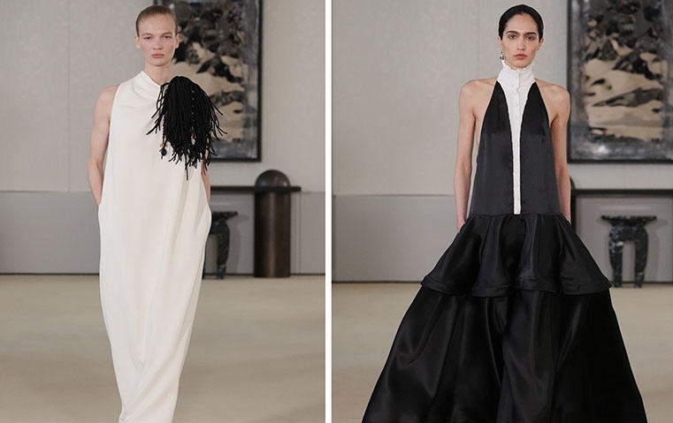 عرض Altuzarra يستحضر الدراما ورقصة الفلامنكو مع الجلد والدانتيل