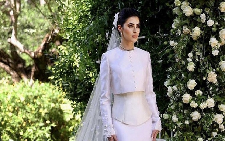زفاف مدونة الموضة ديما الشيخلي وإطلالة راقية بفستان "عروس البحر"