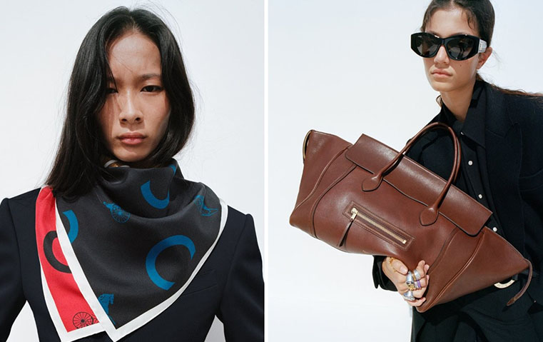 هدایا العید  من CELINE… أوشحة حرير وحقائب بستايل خالد