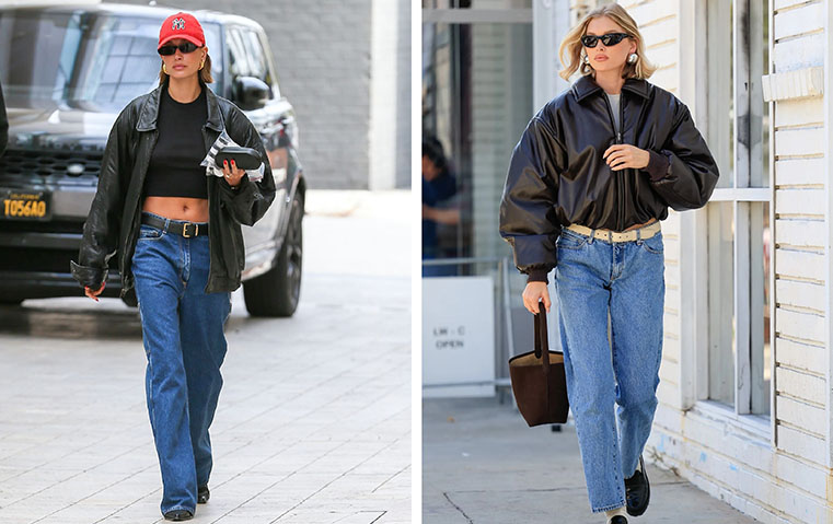 جينز + سترة الجلد: ثنائي يفوز هذا الشتاء