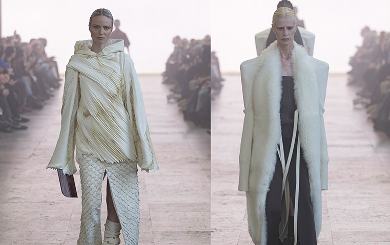 تحوّل جذري نحو الجمالية الواقعية في عرض Rick Owens الجديد
