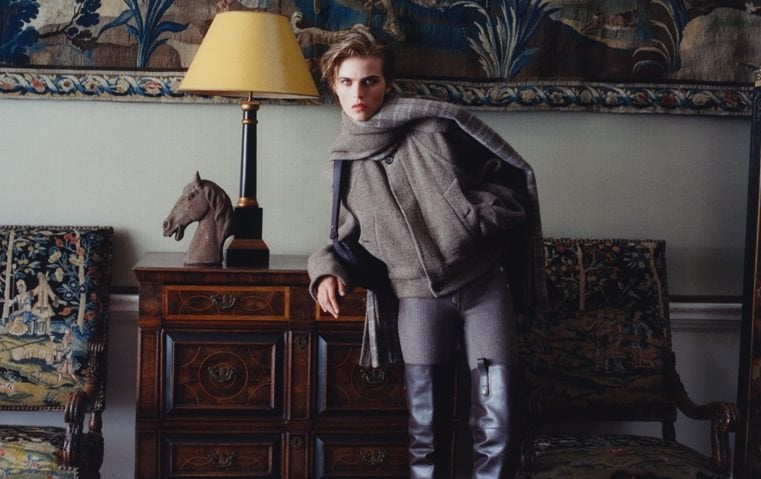 الخامات والحرف اليدوية نجمة حملة Burberry لهذا الخريف