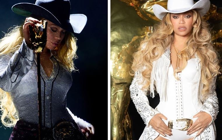 شَعر بيونسيه في جولة  Cowboy Carter: تاج من الجاذبية والتمرد