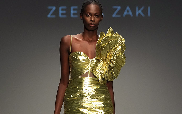 عرض Zeena Zaki في أسبوع دبي للموضة يرفع معيار الأناقة لفساتين السهرة والمناسبات