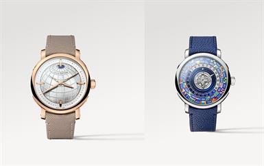 في عالم يُقاس فيه كل شيء بالسرعة، ساعة Louis Vuitton Escale تدعوكِ إلى التمهّل وتقدير الوقت