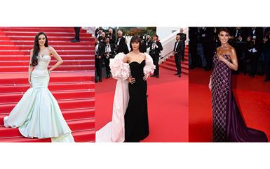 أجمل عشر فساتين من علامات عربية في مهرجان كان السينمائي