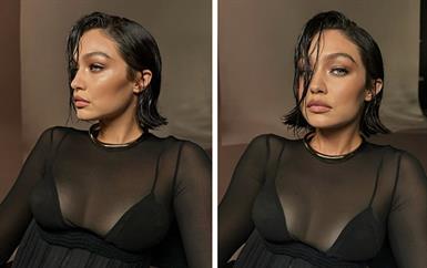 جيجي حديد بالشعر الأسود.. فهل يصبح لون الموسم؟