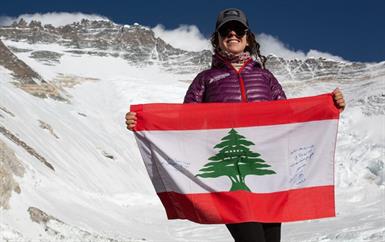 أول لبنانية وعربية على أعلى قمم العالم في مقابلة خاصة