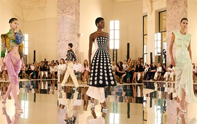 Schiaparelli تتحدى الذكاء الاصطناعي في أسبوع باريس للهوت كوتور