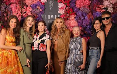 زويا صقر تحتفل بحضور المشاهير: The Flower Society يزهر في وسط بيروت