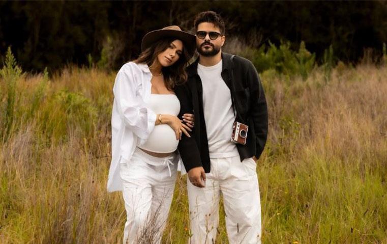 دانييلا رحمة وناصيف زيتون يحتفلان بقدوم ابنهما الأول